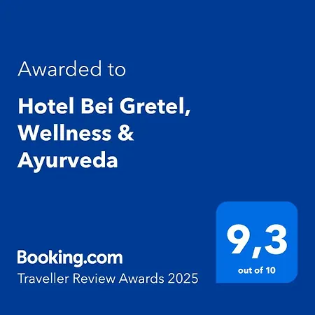 Hotel Bei Gretel, Wellness & Ayurveda 4*